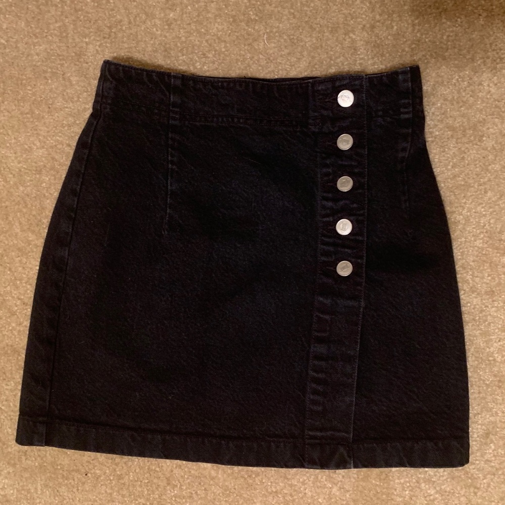 BONGO high waisted skirt Black Denim